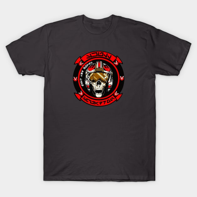 Skull Squadron Red Leader Red Squadron T-Shirt by marat